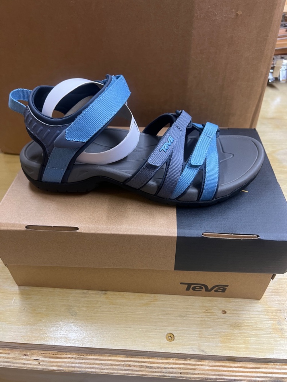 NWT Teva W’s Tirra Sandals- Blue/Grey